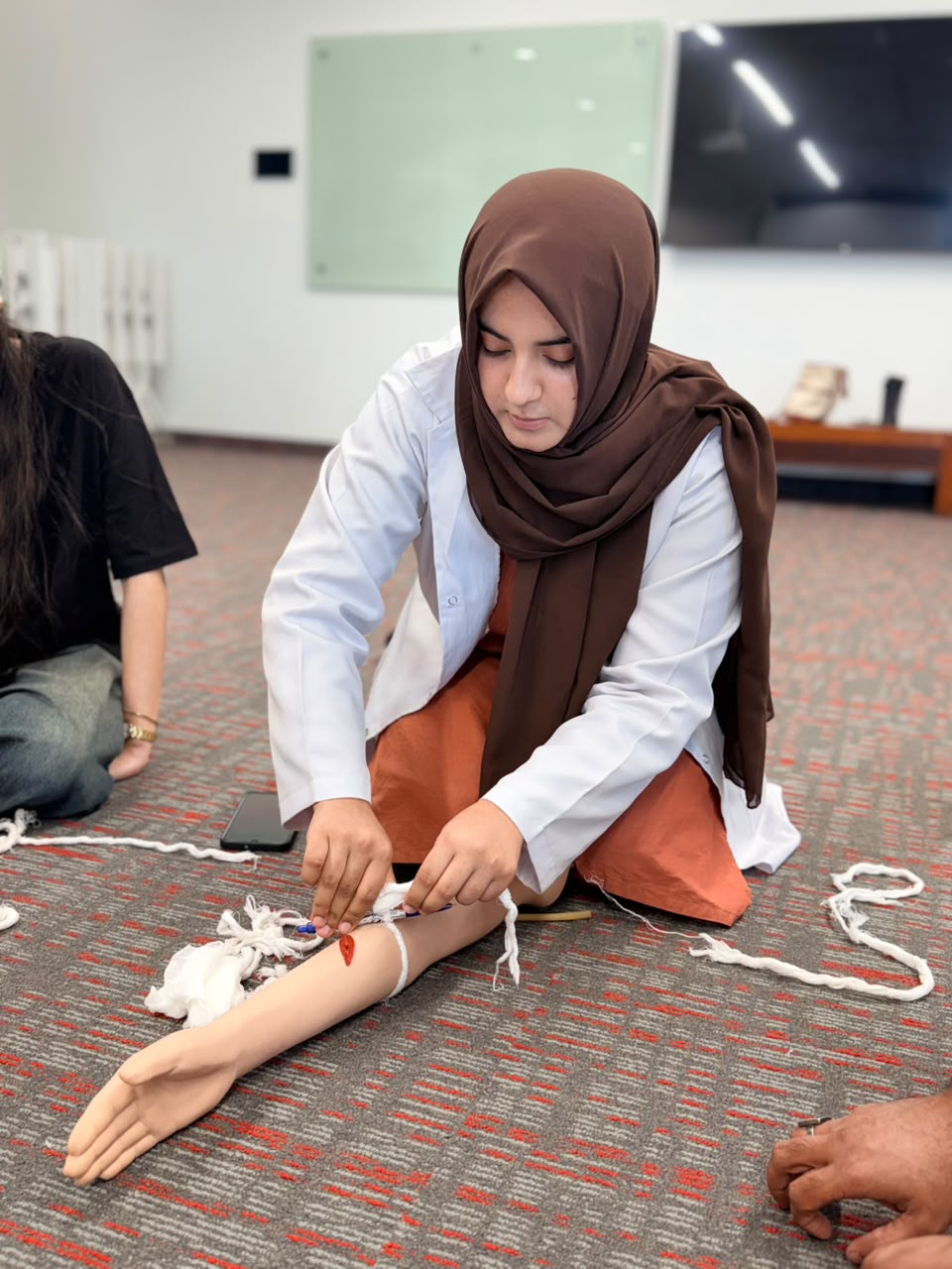 Bleeding Control training on a manikin