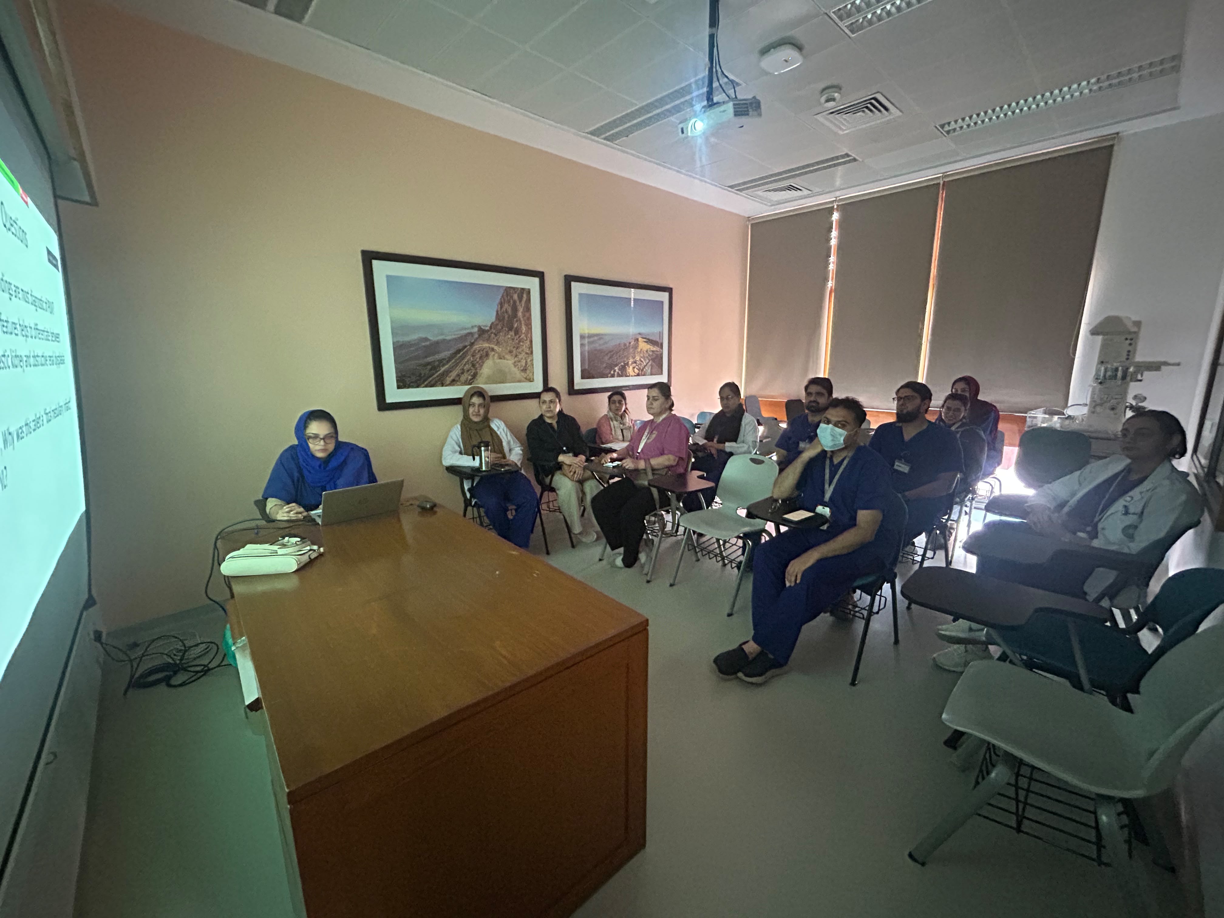 A presentation to clinicians and nurses