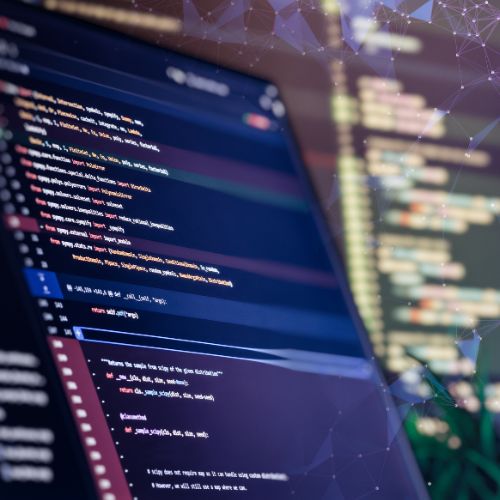 Researcher reviewing model training dashboards