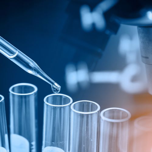 Waveform visualization representing audio processing